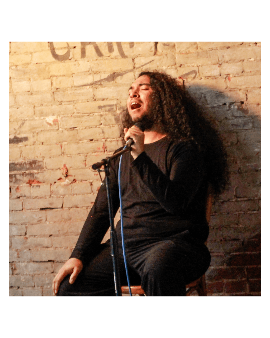 An energetic band captivating Deja Blue at a TinyStage show.